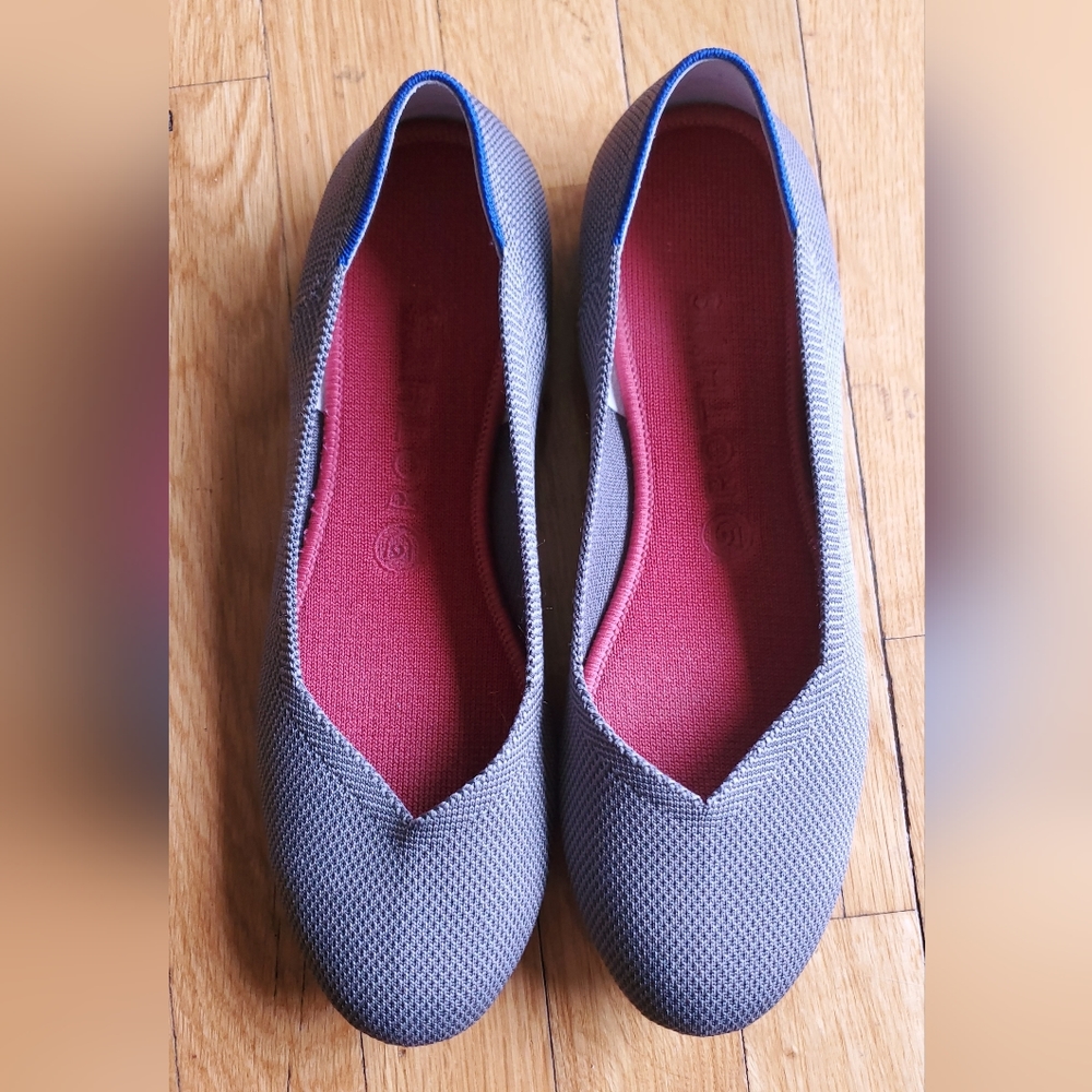 Rothy's Charcoal Flats, sz 9.5